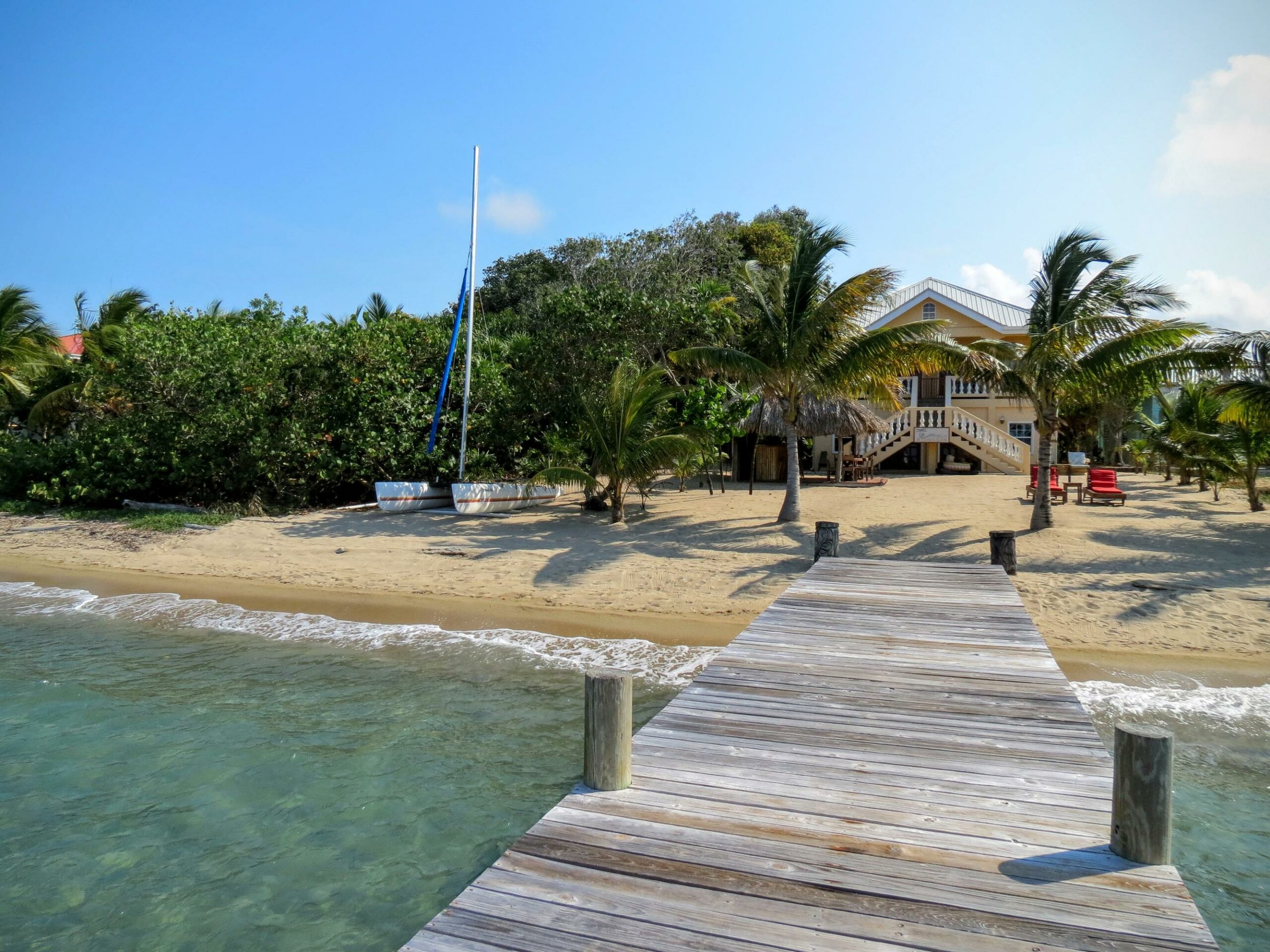 Villa from the dock