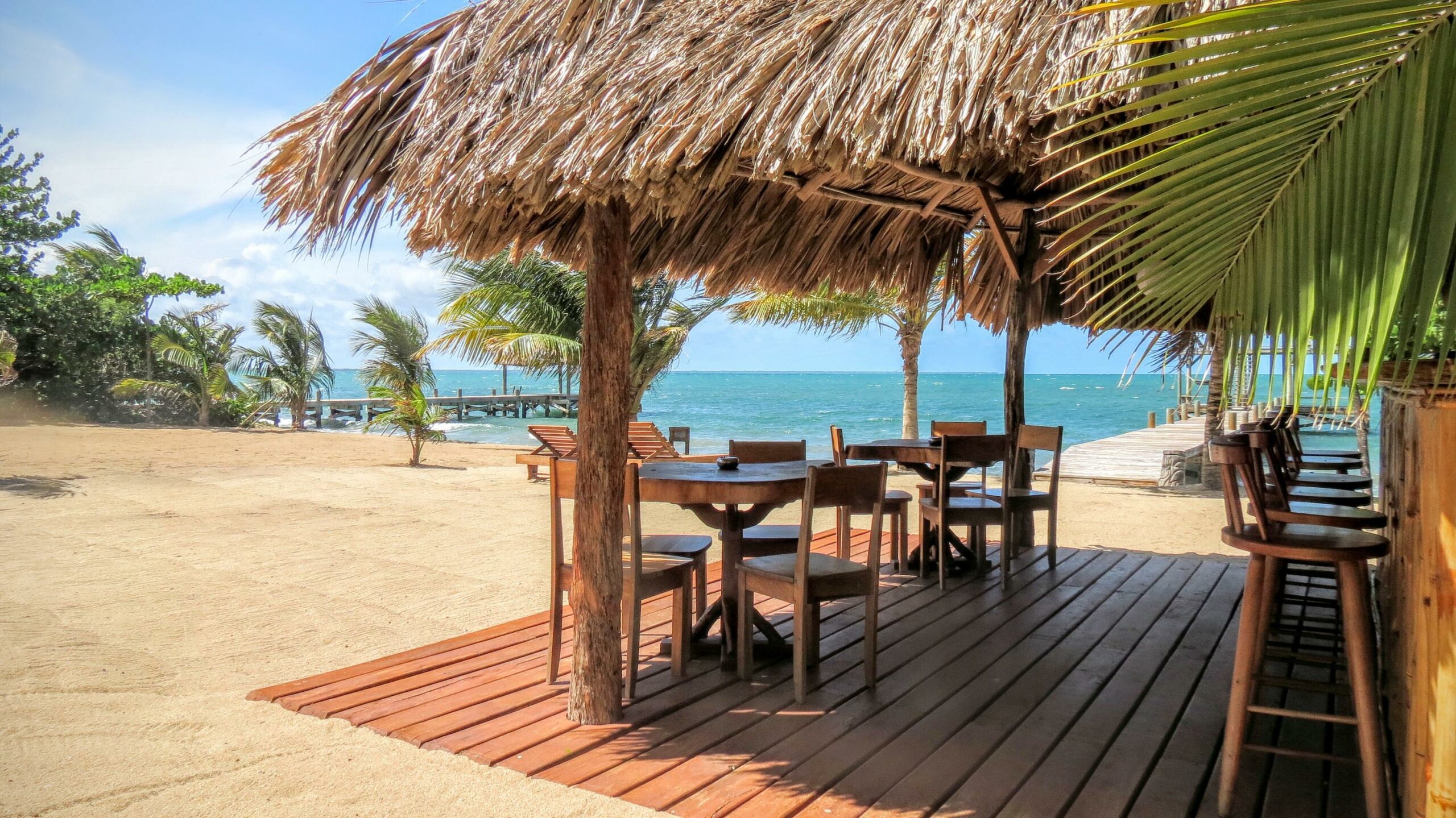 Your fully equipped private thatched beach bar