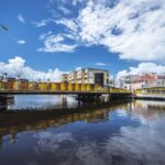Belize city swing bridge