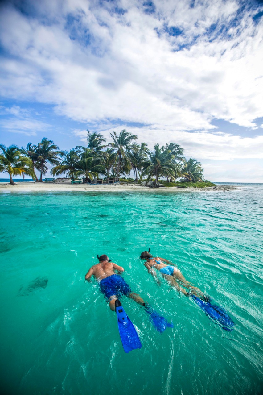 esnórquel en belice