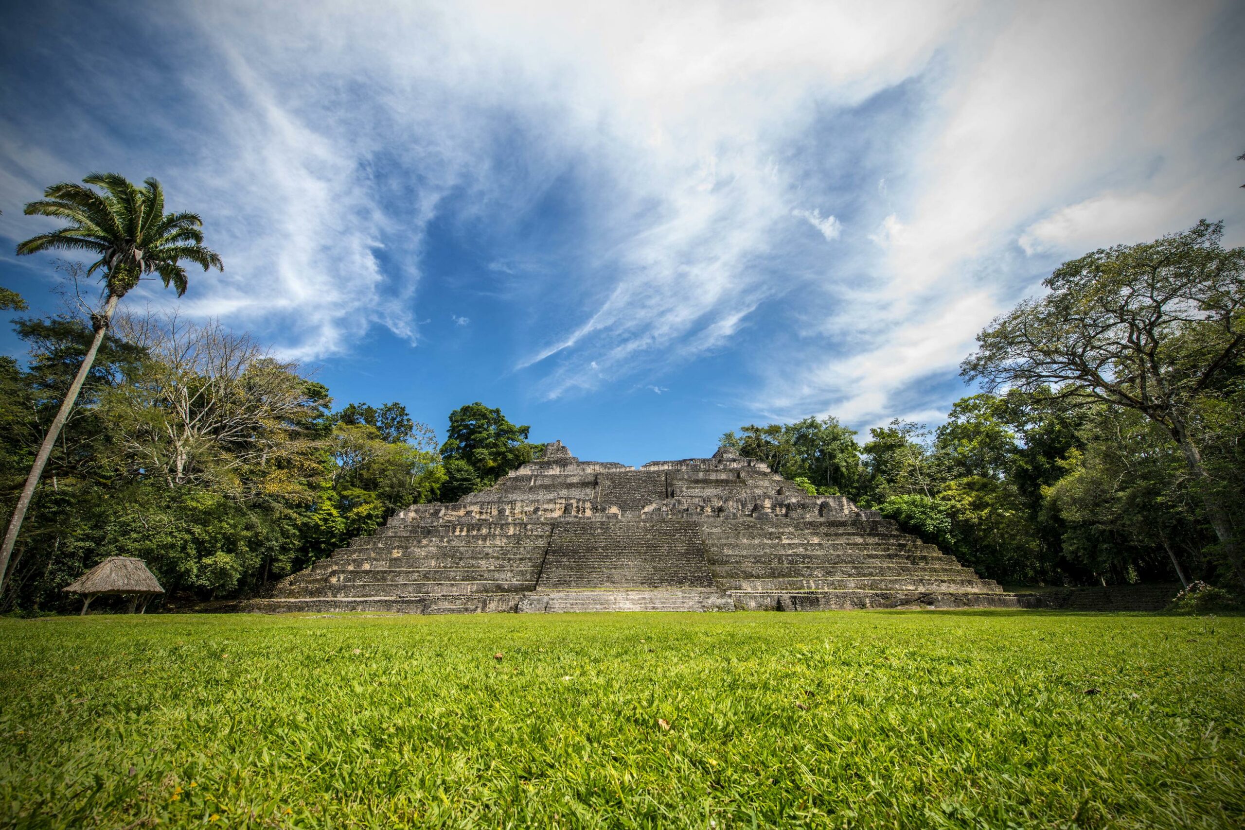 caracol maya ruina belice