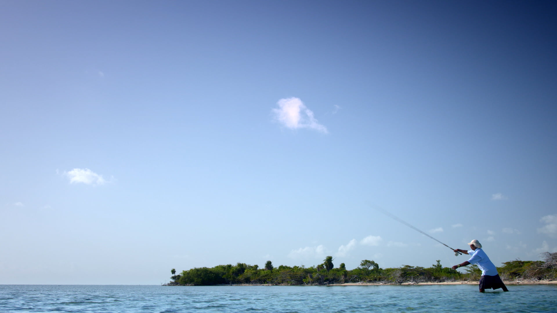 Fischen in Belize