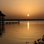 Una vista de Orchid Bay Belice, sede de muchos hoteles de Belice