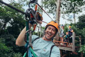 ziplining in belize