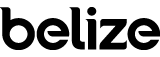 Belize logo - zwart-wit versie