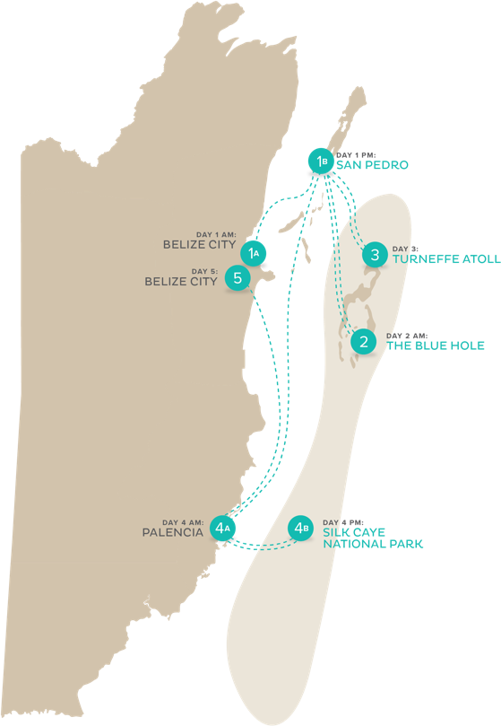 Diving itinerary