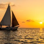 Caye Caulker zonsondergang