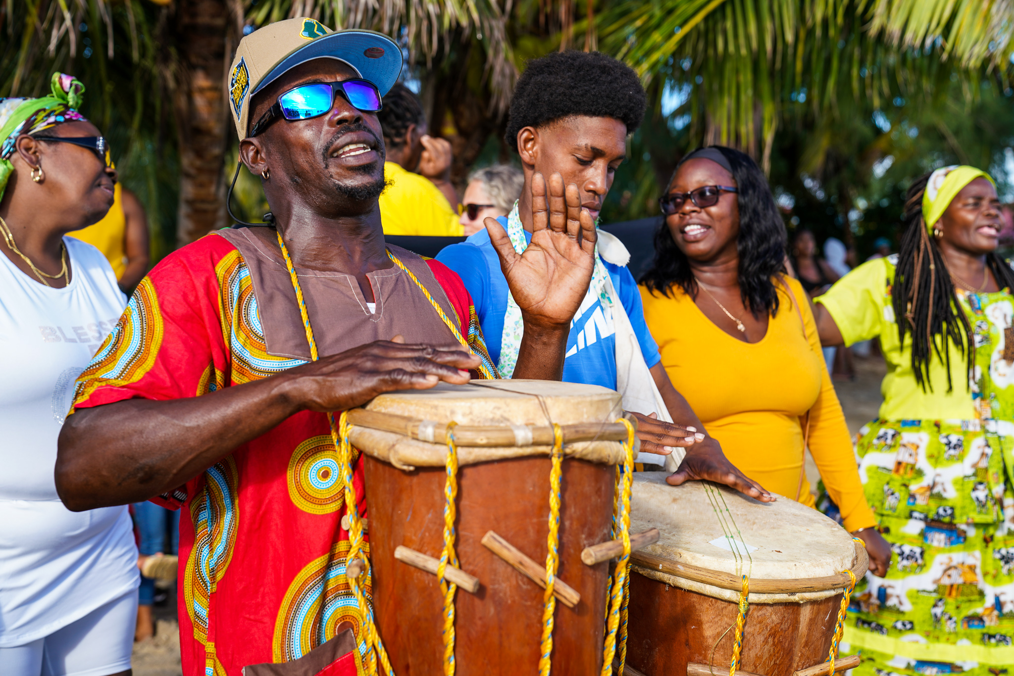 Garifuna-Kultur - Trommeln
