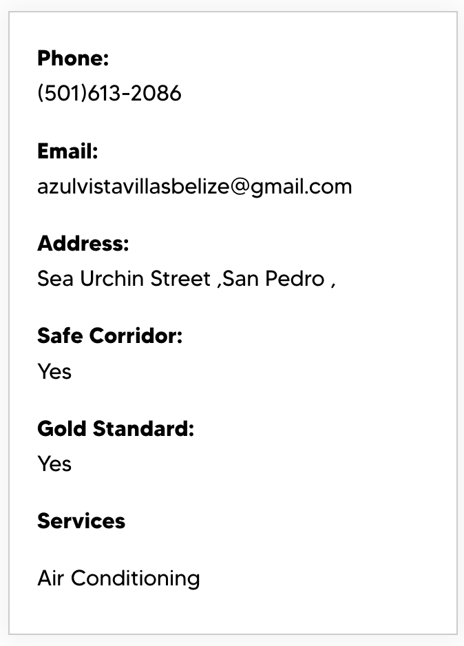 Travel Belize
