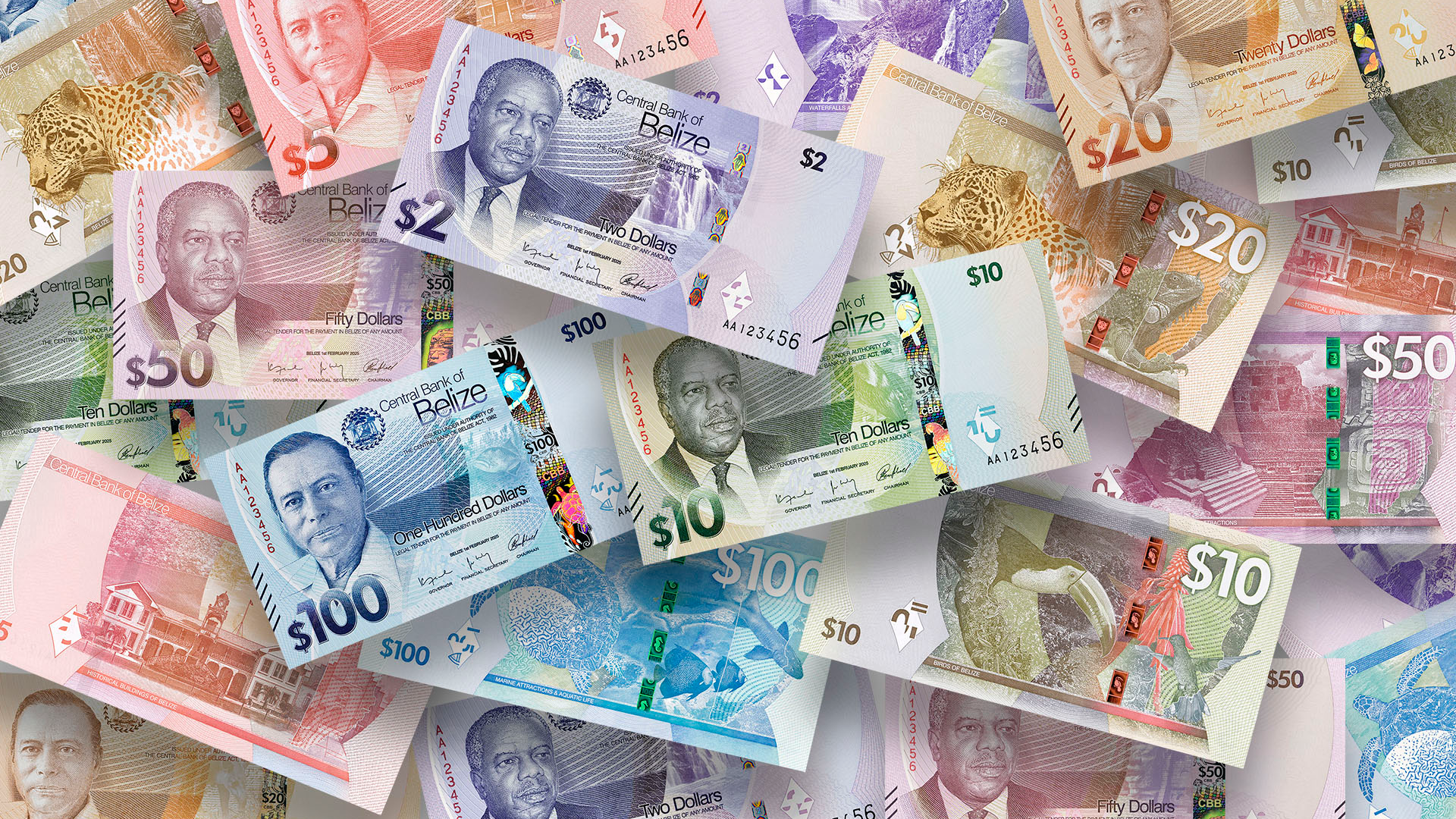 Belize’s Currency Notes Have a New Look!