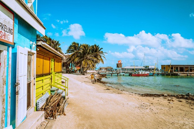 Visit Ambergris Caye in Belize, with its beautiful beaches and villages
