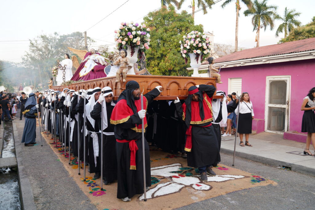 Semana Santa procession in Benque Viejo Town, Cayo District, Belize