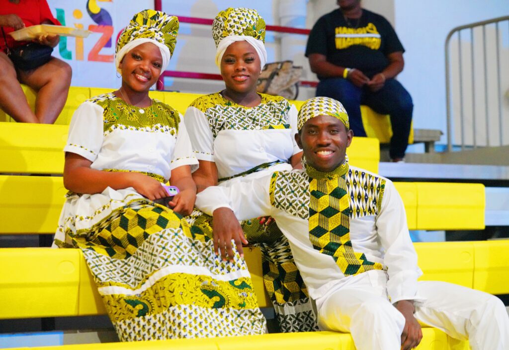 Garifuna people in Belize at the Battle of the Drums competition