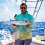 Barracuda catch while deep sea fishing in the Grand Caribe Deep Sea Classic Fishing Tournament