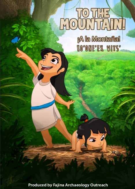 Cover page for the Belizean Book, To The Mountains